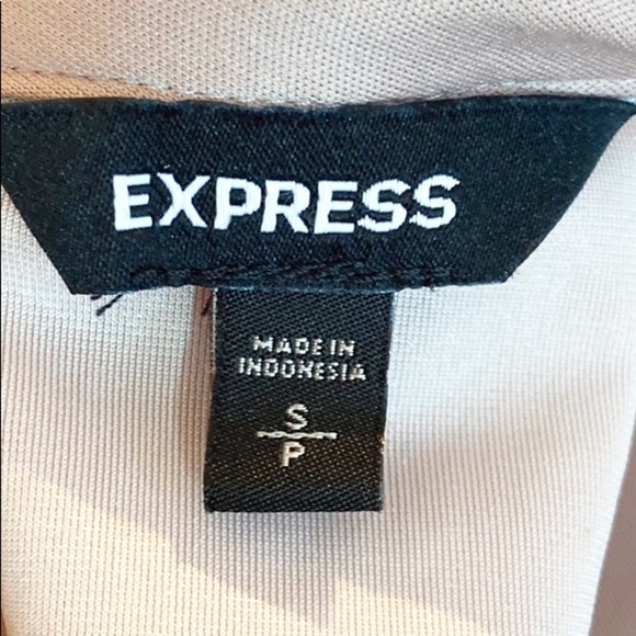 Express Crushed Velvet Cold Shoulder, Ruched Sides, Stretch Size S - Picture 6 of 7